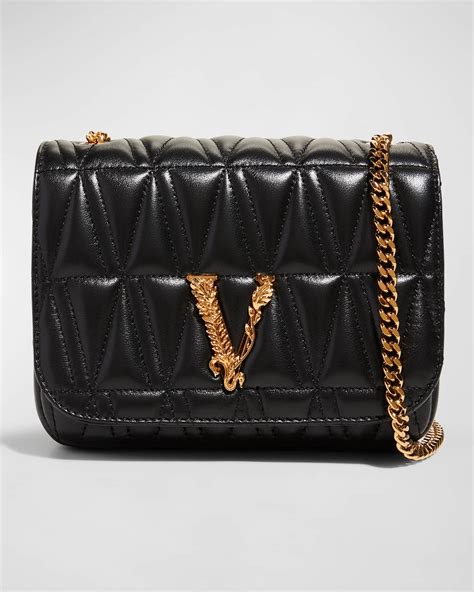 versace virtus box bag|Versace virtus quilted evening bag.